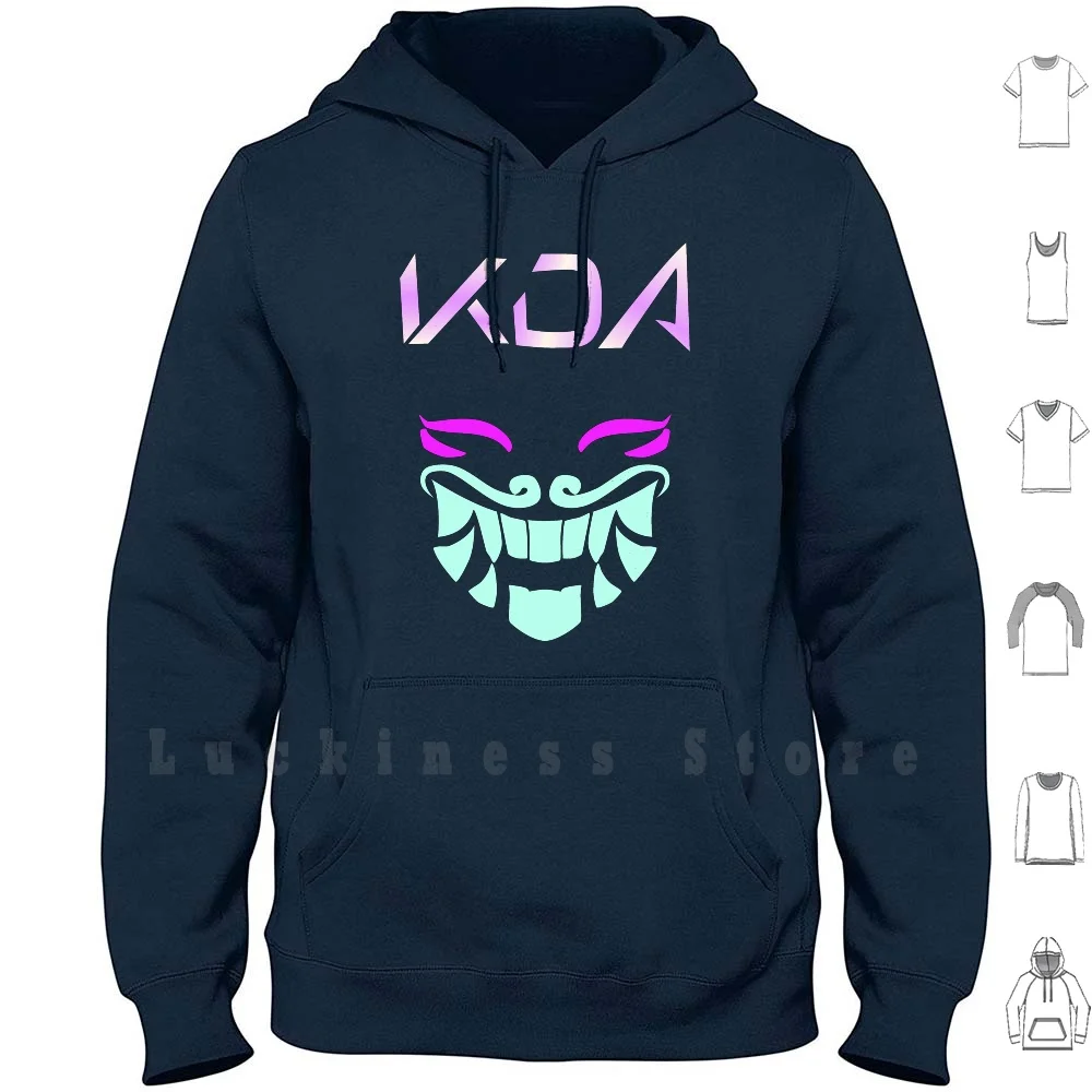 The Artist's Mask Hoodies Long Sleeve League Legends Akali Ahri Evelynn Kaisa Dragon Kda K Pop Pop Star Popstar Skin