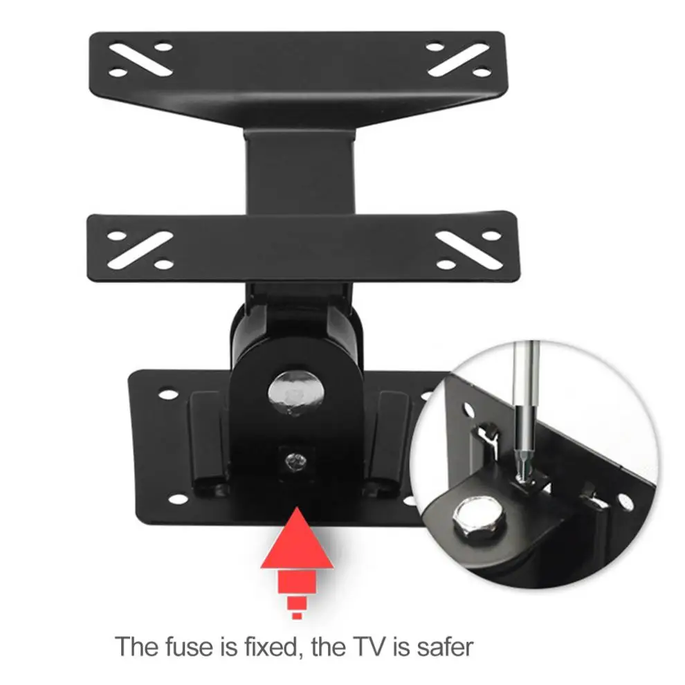 Universal F01 Adjustable 10KG TV Wall Mount Bracket Support 180 Degree Rotation for 14 - 27 Inch LCD LED Flat Panel TV