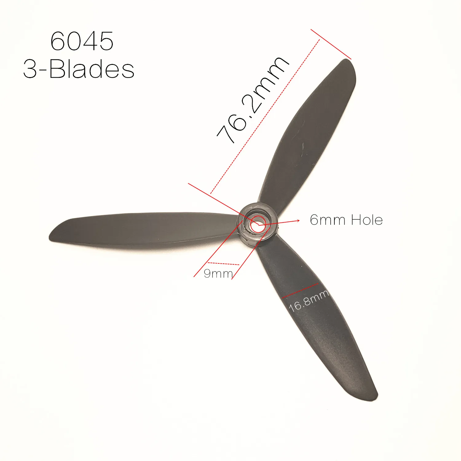 2Pcs FC6045 FC7045 3-ใบมีดใบพัด PC CW/CCW สำหรับ RC DIY FPV Quadcopter Hexrcopter Drone อะไหล่