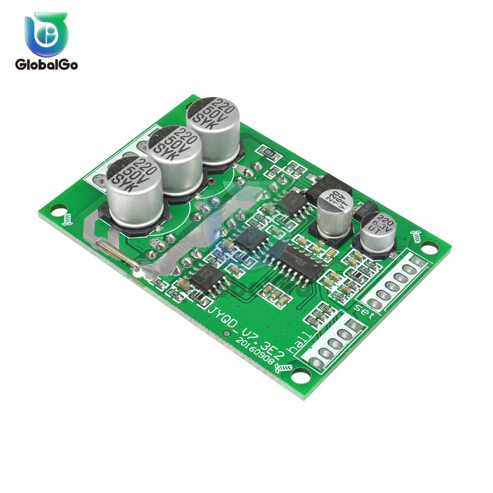 DC 12V-36V 500W PWM Motor Balancing Brushless Motor Controller Automotive Balanced BLDC Car Driver Control Board Module