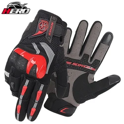 SCOYCO Summer Motorcycle Gloves Breathable Mesh Motorbike Gloves Touch Function Moto Motocross Gloves Off Road Racing Riding