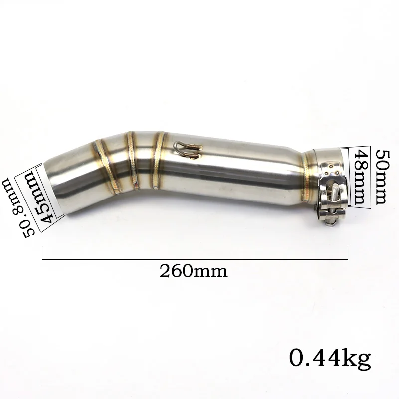 For Honda CBR500 CBR500R CB500X CB500F 2013-2019 Motorcycle Exhaust Pipe Muffler Mid Link Pipe Tube Escape With DB Killer