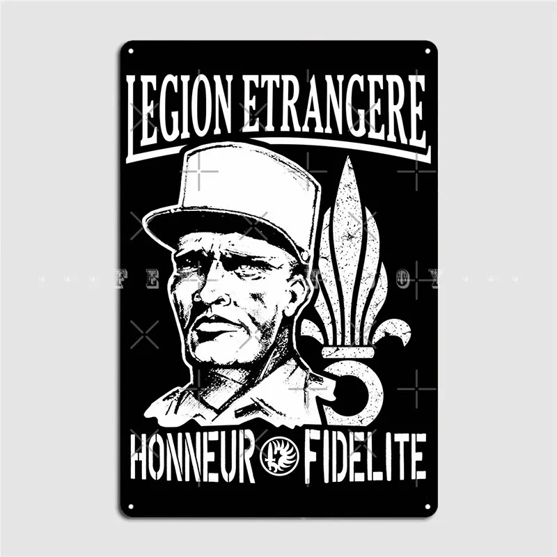 Mod. 63 Legion Etrangere Paratrooper French Foreign Regiment Metal Sign Wall Pub Pub Garage Classic Poster Tin Sign Poster