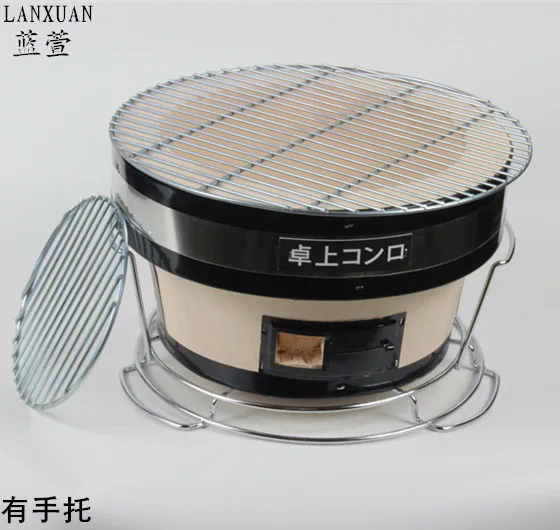 Japanese Style Teriyaki Yakiniku Barbecue Charcoal Oven Roast Meat Clay Oven Home BBQ Grill Outdoor Portable Charbroiler