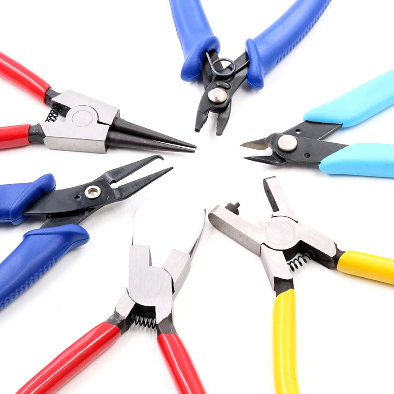 

Multifunction Split Ring Opener Pliers Jewelry Beading Crimping Crimper Pliers Tool With Mini Diagonal Pliers DIY Hand Tools