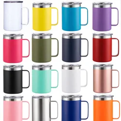 Customize Name Ecofriendly Coffee Mug High Quality Stainless Steel Tea Cup Thermal Flasks Insulation Water Coffee Juice Milk Mug