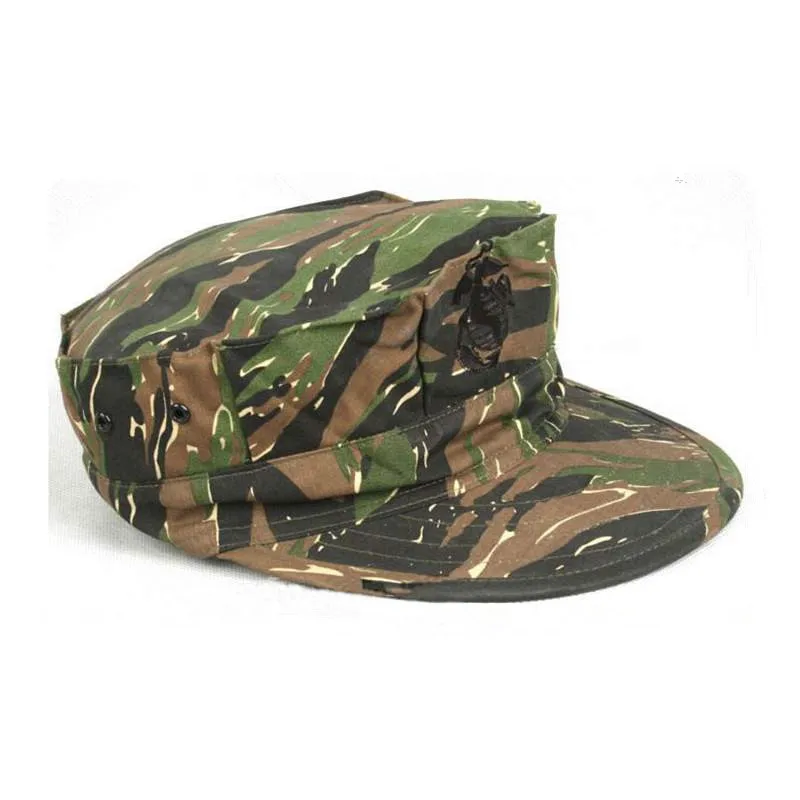 1 Uds sombrero del Ejército de los EE. UU. Vintage Cadet patrulla militar gorra táctica ajustable al aire libre sol sombrero