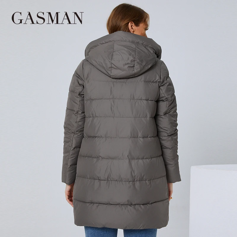 GASMAN 2022 Women\'s down jacket Fashion Classic Brand Woman winter parka Long Puffer plus size 6xl Warm coat women Hot sale 180