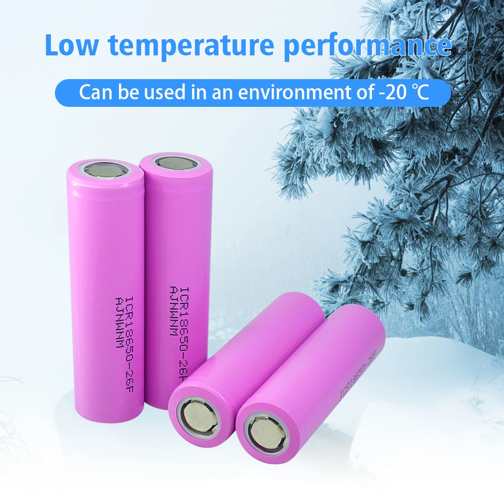 1-12PCS New 100% Original 18650  2600mah battery ICR18650-26FM Li ion 3.6V rechargeable battery