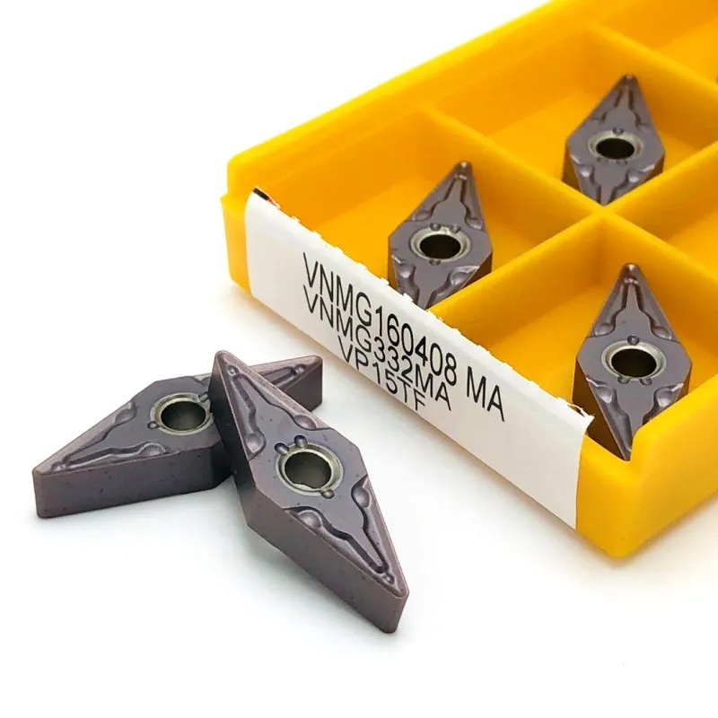 Inserto in metallo duro VNMG160404 MA VP15TF UE6020 utensile per tornitura di metalli esterni ad alta precisione utensile per tornio parti di macchine CNC utensile per tornitura