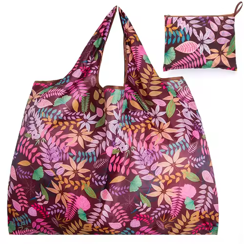 BIG Eco-Friendly Folding Shopping Bag Reusable Portable Shoulder Handbag for Travel Grocery Fashion Pocket Tote - Image 21