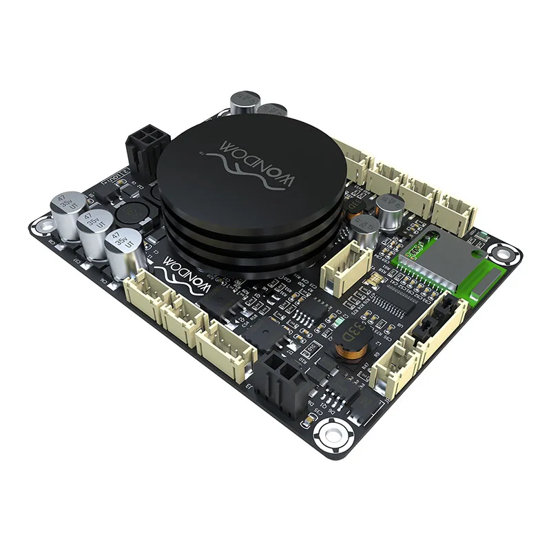 WONDOM 2x50 W 4Ω فئة D مضخم الصوت مجلس ستيريو أمبير وحدة ث بلوتوث Ver5.0 & DSP - JAB2v2 للمنزل المتكلم DIY