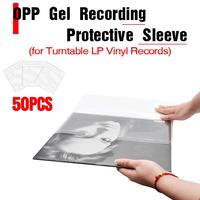 The new LEORY 50PCS OPP vinyl record cover is suitable for turntable player LP vinyl self-adhesive record bag 12\