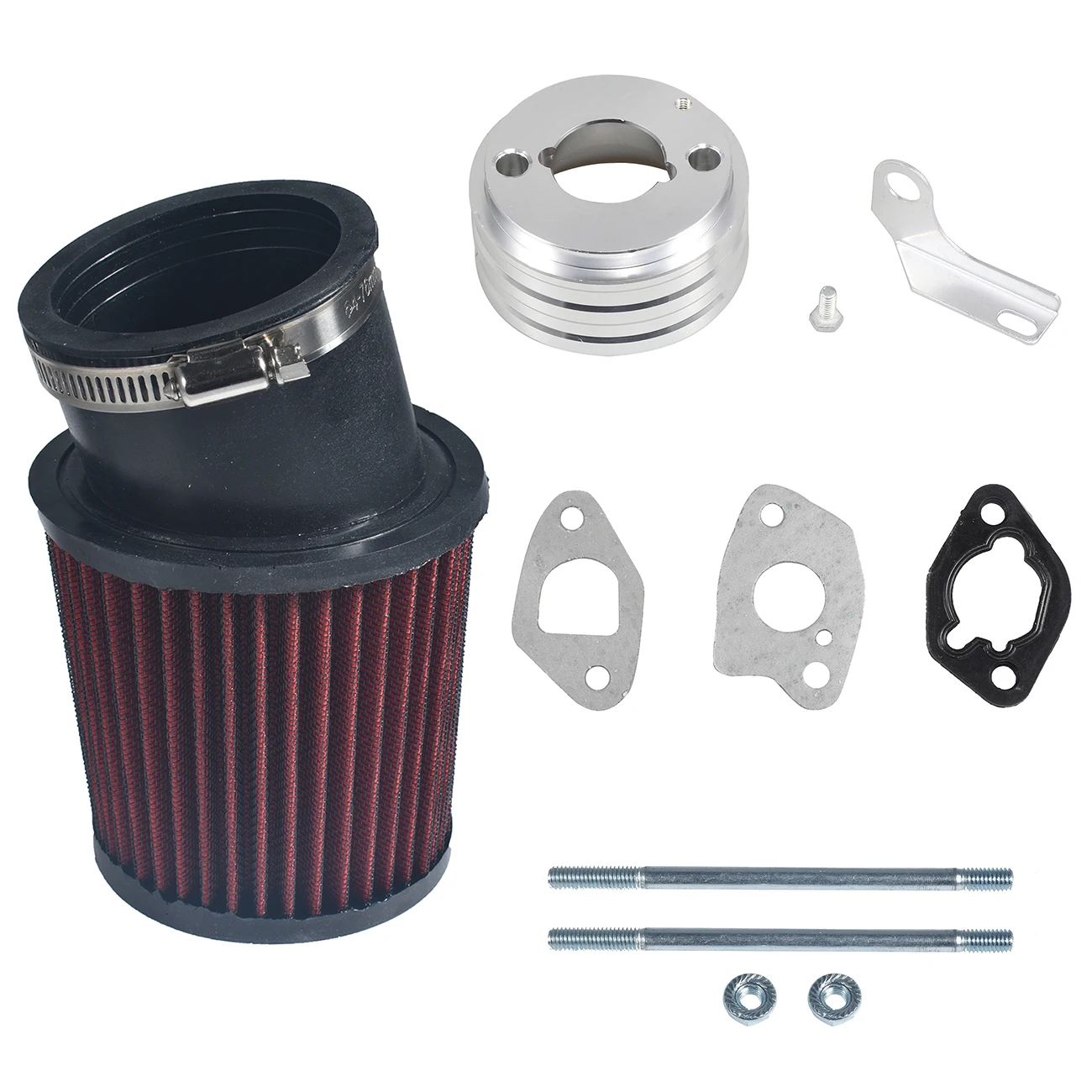 Inlet Air Filter Kit for Go Karts & Mini Bikes with 212cc 6.5HP Predator Engine For Baja Motorsports Mini Bike MB165 & MB200