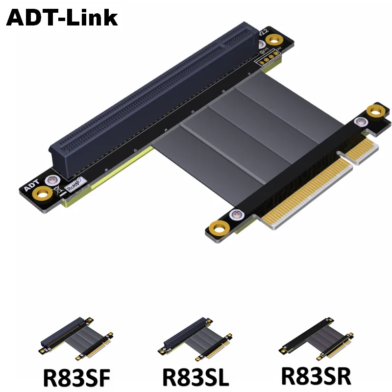 

PCI-E x8 extension cable adapter x16 pcie Riser 1U2U 8x to 16x ADT gtx 1080 ti ,PCI express 3.0 x16 to x8 Extension vertical gpu