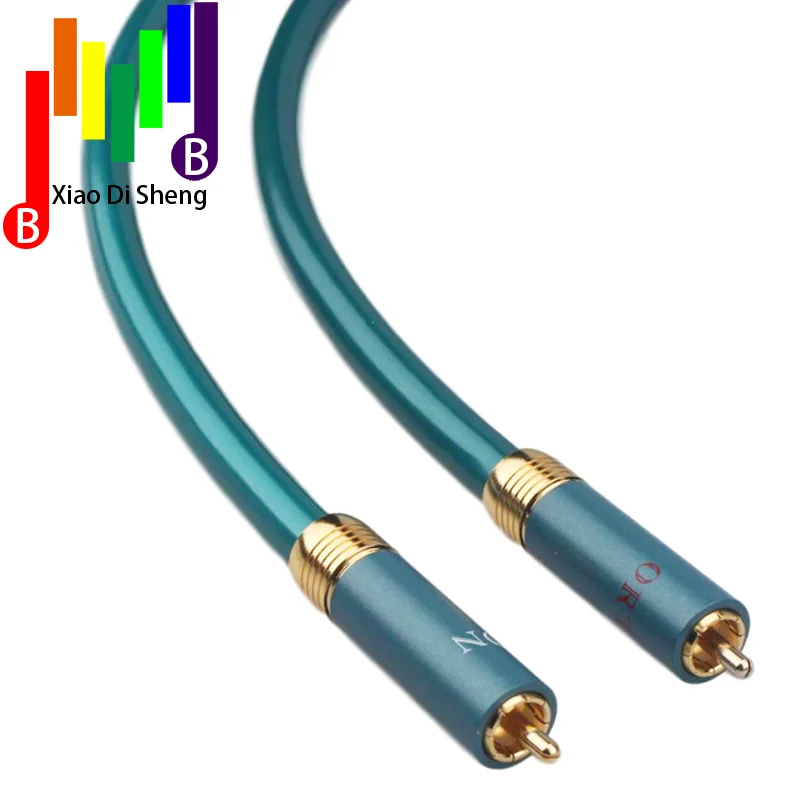 

Hifi 8N OFC Ortofon RCA Cable Hi-end CD Interconnect 2RCA to 2RCA Male Audio Cable professional for AMP DVD player