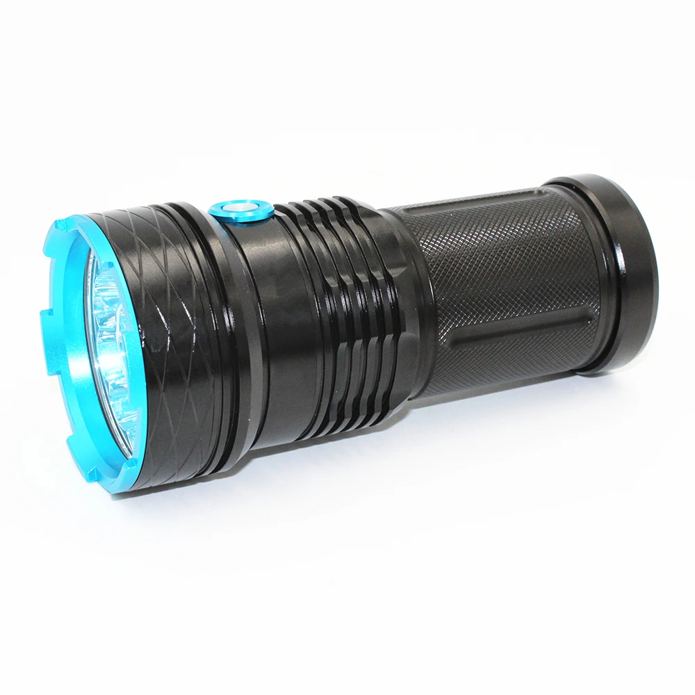 Linterna superbrillante de 12000 lúmenes, lámpara LED de 12 x XML-T6 para caza, pesca, ciclismo, camping, reparación del hogar