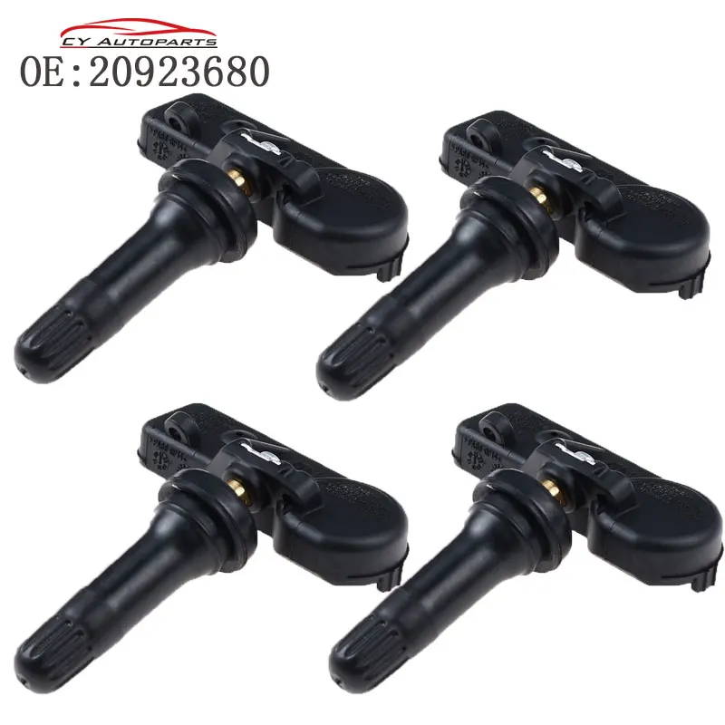 

4PCS TPMS Tire Pressure Sensor Monitor For Chevrolet Suburban Tahoe Traverse Uplander GMC Acadia 20923680 315MHz