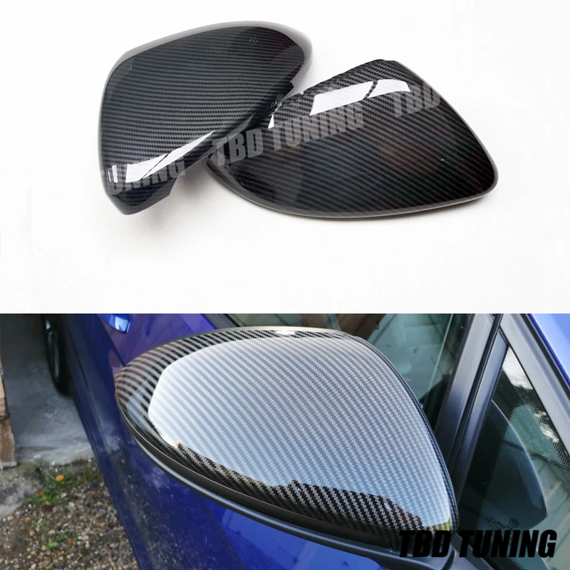 

Carbon Fiber Look Mirror Cover For Volkswagen VW Golf Mk7 7 Touran Jetta 2013 2014 2015-2019 Rear View Mirror Cover