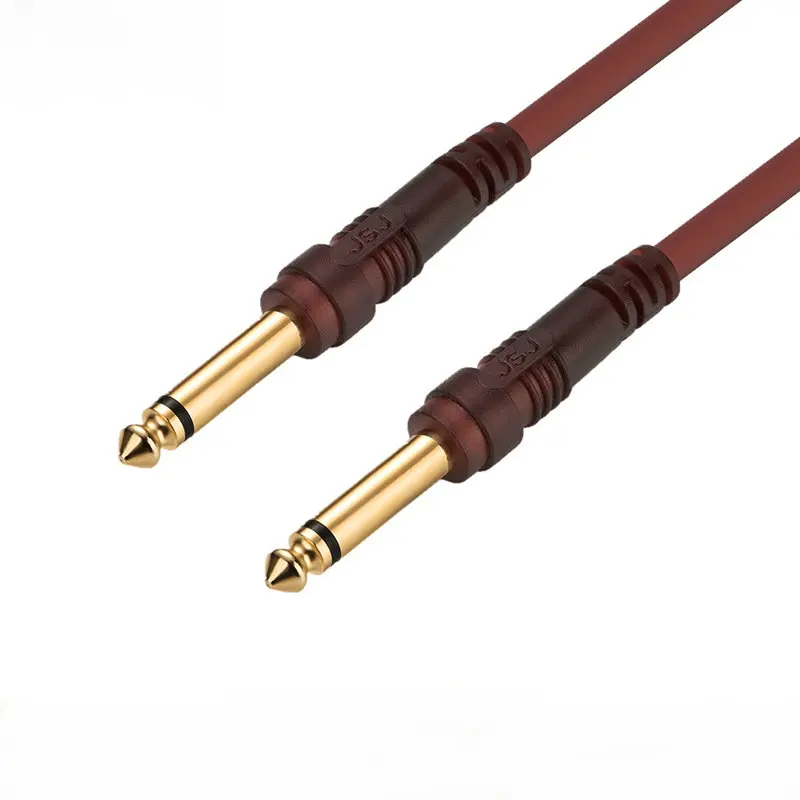 NEW  6.35 TO 6.35 MALE TO MALE CABLE AUDIO CABLE AUDIO WIRE AUDIO LINE 1M 1.5M 3M 5M  JSJ-411