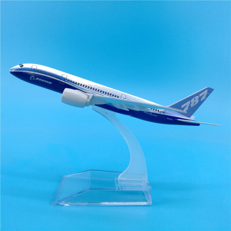 

16CM Airplanes Boeing B787 Prototype Plane Model Metal Diecast Aircraft Kids Gifts Airliner Model Toys Display