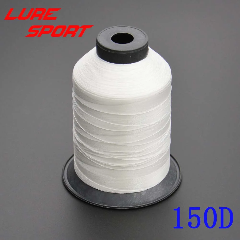 LureSport 2pcs Nylon Thread 1500m 210D 150D 70D Tying wrap thread binding guide Rod building component Repair DIY Accessories