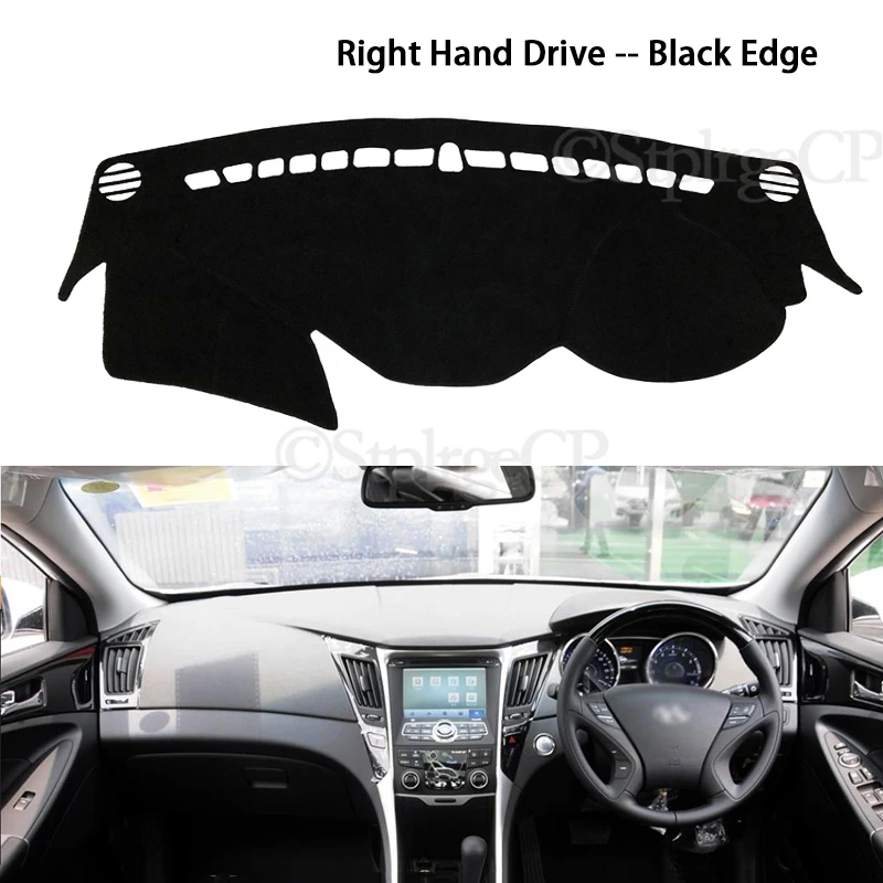 for Hyundai Sonata EF NF YF LF 2010~2014 Anti-Slip Mat Dashboard Cover Pad Sunshade Dashmat Carpet Car Accessories Rug 2010 2016