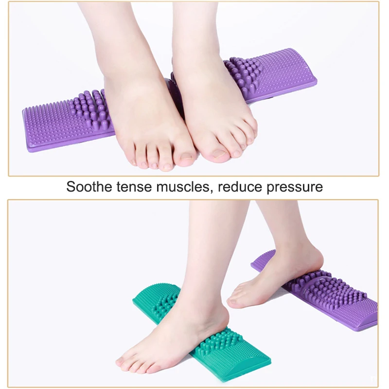 Foot Massager Sturdy Plastic Portable Home Reflexology Toe Acupressure Mat for Adults Women Men Massage Foot Acupuncture Point