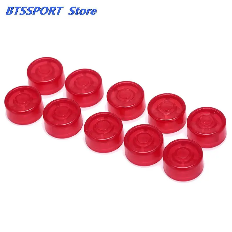 10Pcs/pack Electric Guitar Effect Pedal Foot Nail Cap Amplifiers Candy Color Foot Switch Toppers Knob Accessories