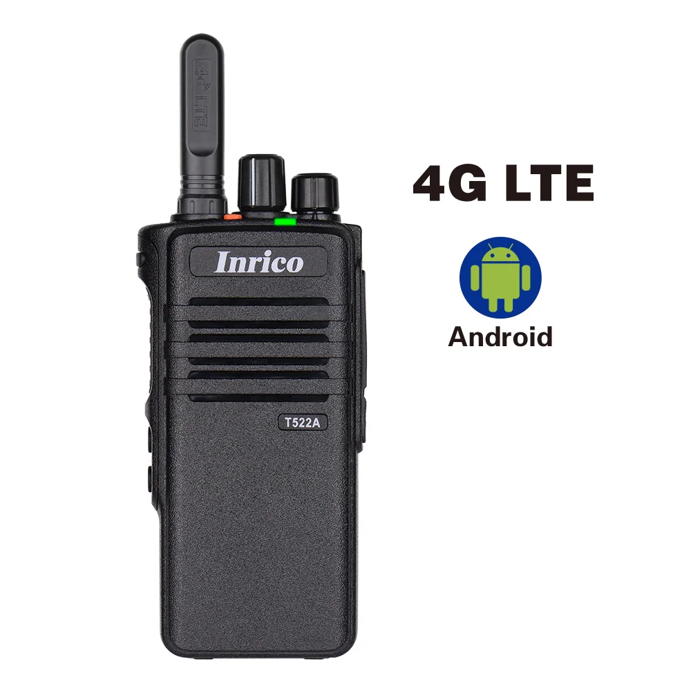 Inlina-Destacável Bluetooth Walkie Talkie, Ilimitado, Bateria 4G Android, Rádio App, SOS, GPS, Wi-Fi, Comelit Intercom, T522A