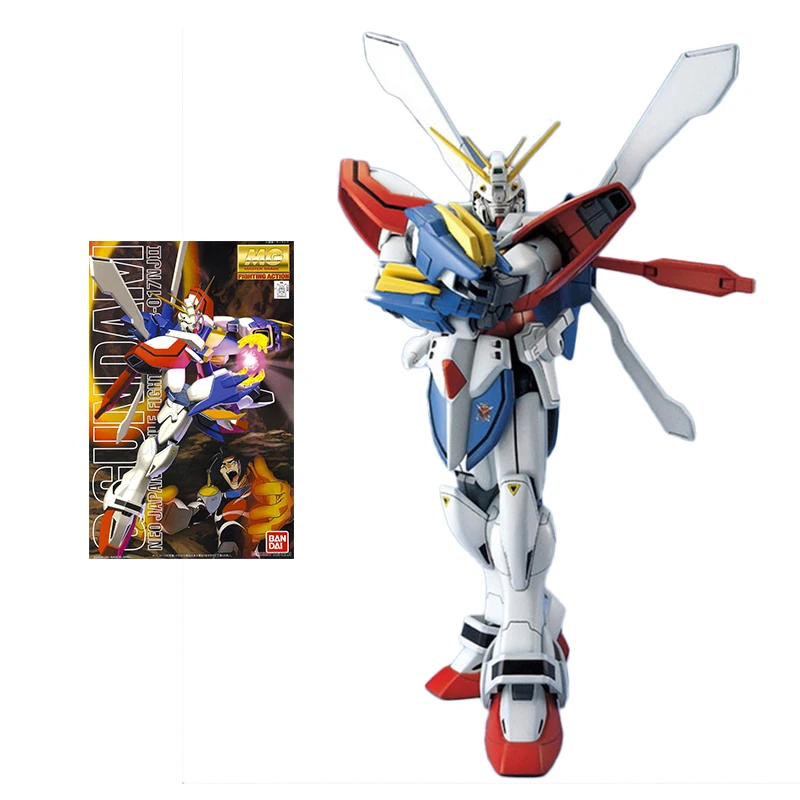 

Bandai Gundam Model Kit Anime Figure MG 1/100 GF13-017NJ 2 GOD GUNDAM Genuine Gunpla Model Action Toy Figure Toys for Children