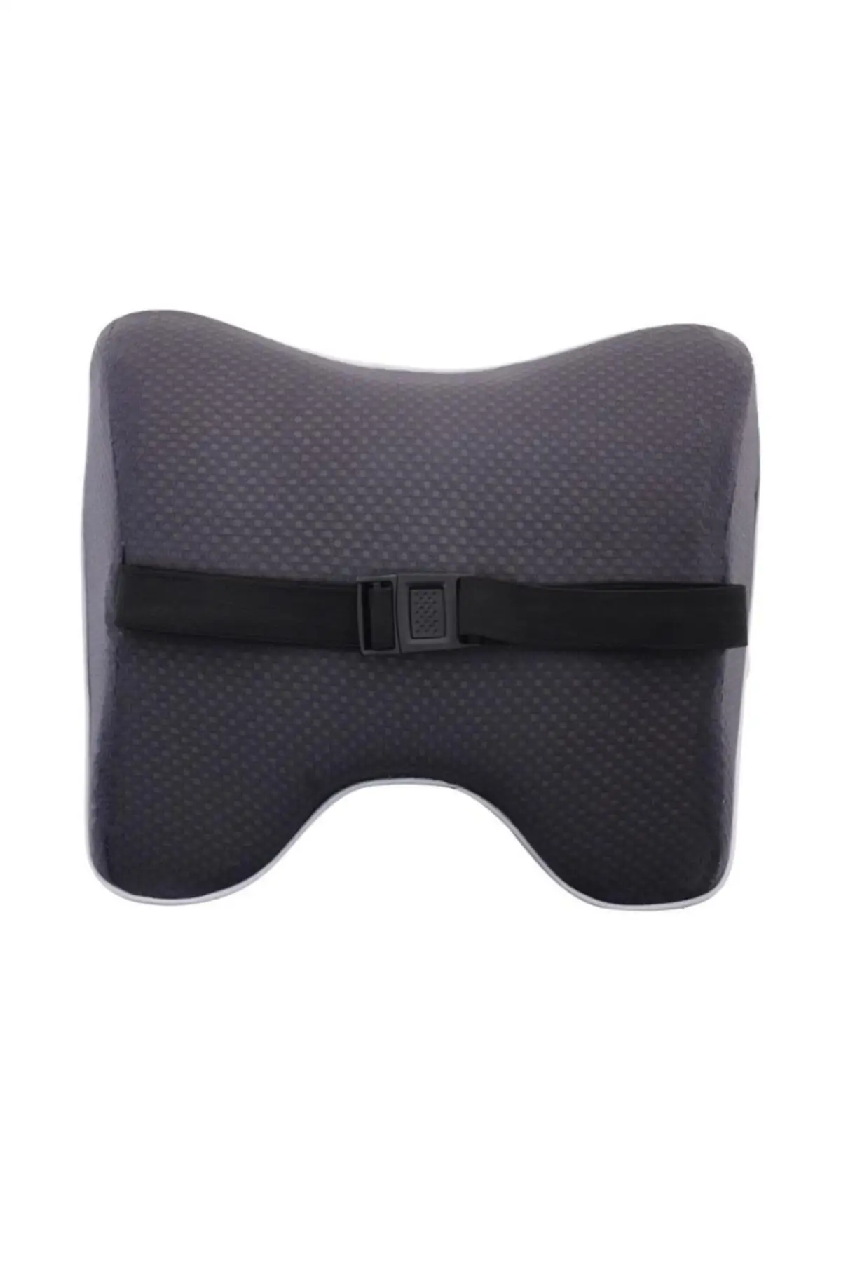 차량용 비스코스 목 지지대 및 허리 지지대 회색 viscol 베개 (한 좌석 전용), 단일 좌석