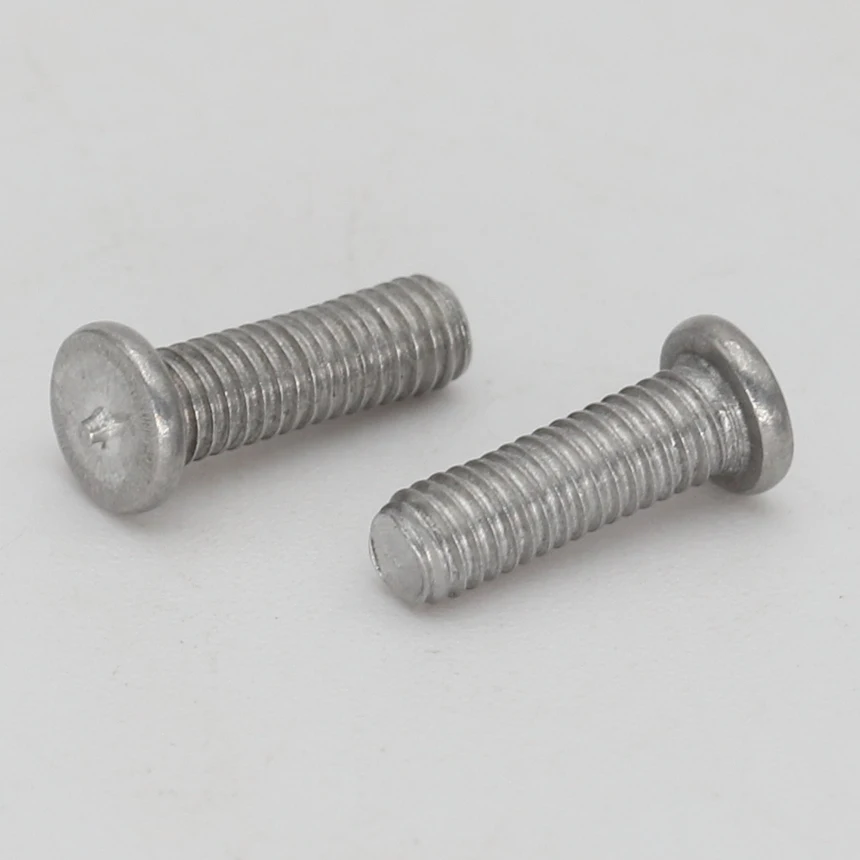 M3 M4 M5 M6 M8 OD 25mm 30mm 35mm 40mm 45mm 50mm 55mm Length Aluminum AL Bolt DIN32501 Threaded Spot Welding Stud Screw