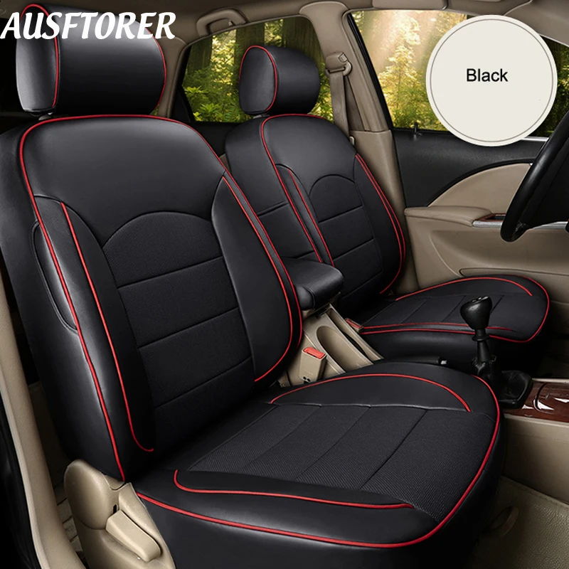 Genuine Leather & Leatherette Seat Cushion for Volkswagen VW Beetle 2017 2019 Seat Cover for Car Seats Supports Accessories 9PCS