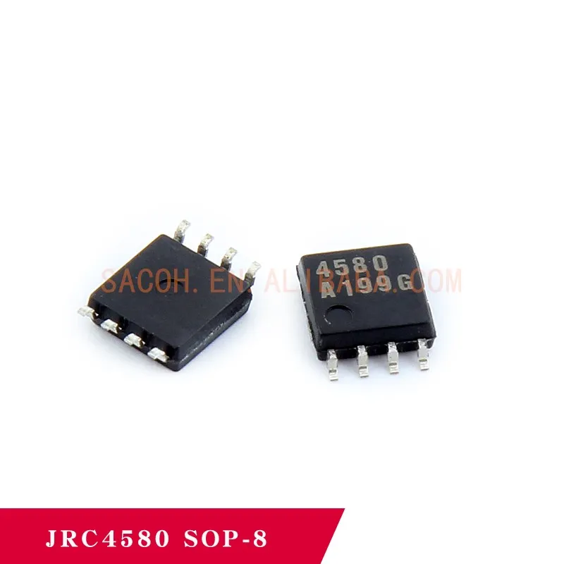 

10PCS/lot New OriginaI NJM4580M 4580 dual operational amplifier chip IC patch imported brand