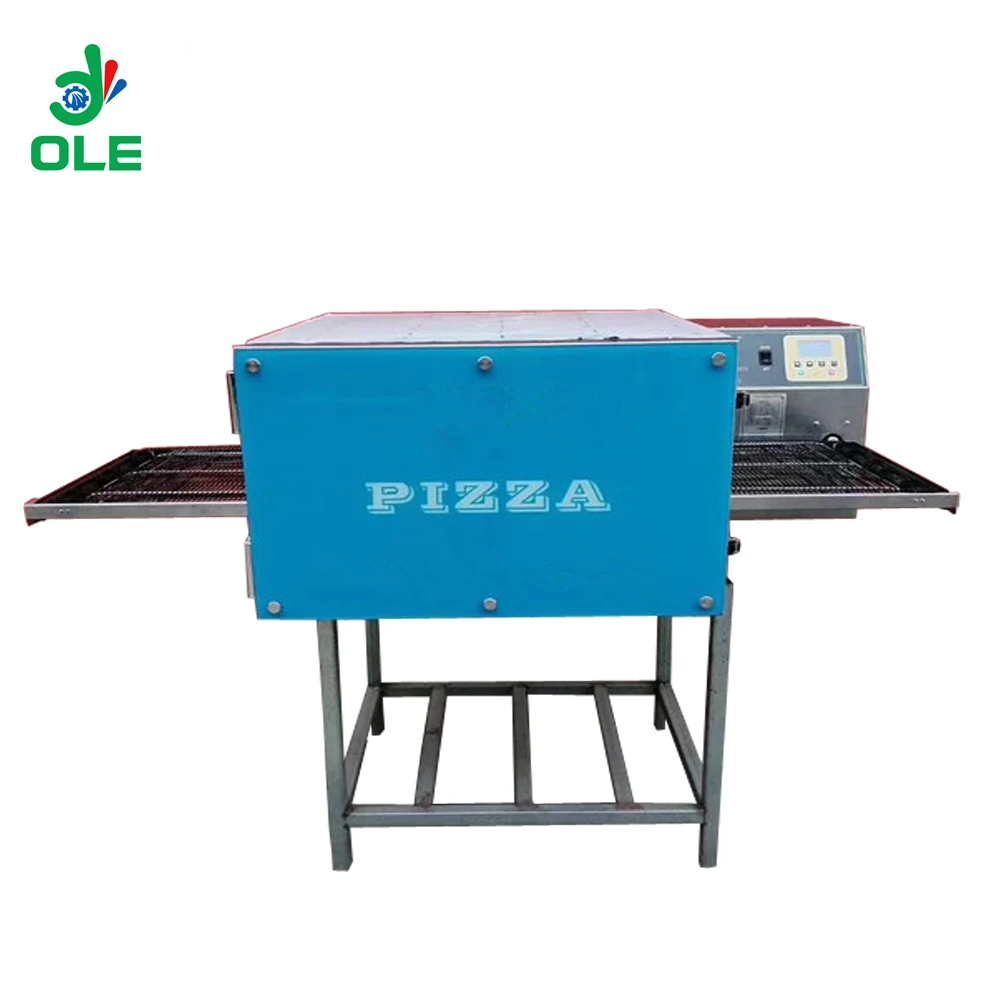 Commercial Hot Air Pizza Ovens Speed Adjustable Conveyor Pizza Oven Machine