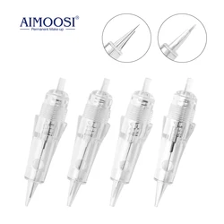 AIMOOSI 15Pcs A5 Tattoo Microblading Piercing Nadeln Für Semi Permanent Augenbrauen Lip Make-Up PMU Tattoo Maschine Gun Verbrauchs