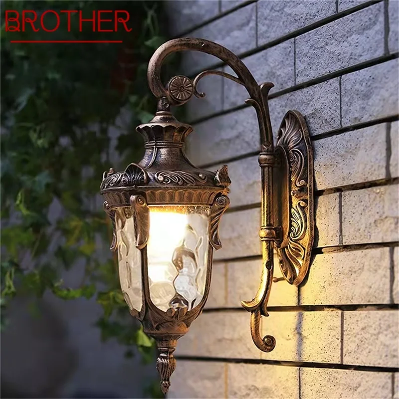 

BROTHER Modern Outdoor Wall Lamps European Style Creative Balcony Decorative For Living Corridor Bed Room Hotel