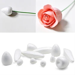 Polystyrene Styrofoam Foam Rose Buds For Nylon Flower Making Material Supplies Flower Accessory Handmade DIY Craft Decoration