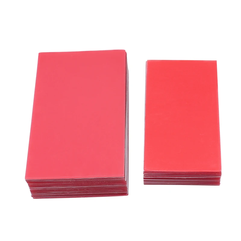 1.3mm/2.0mm Dental Red Wax Sheet Dental Materials For Denture Laboratory Base Plate Flakes Large Plates Casting Wax Technician