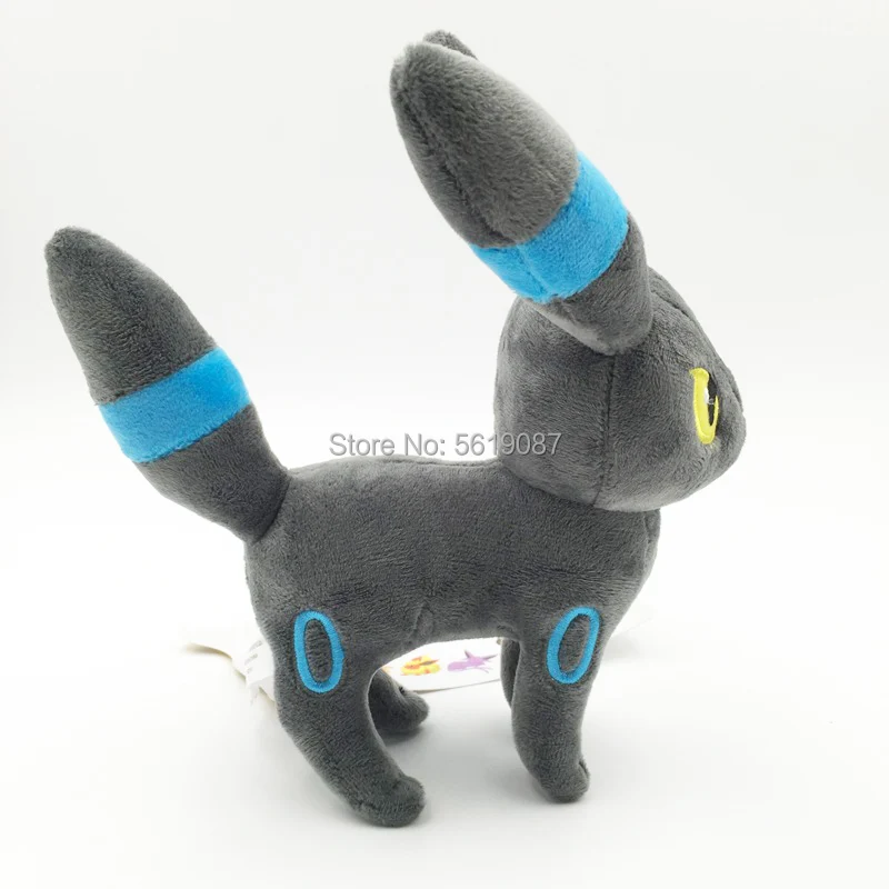 16-23CM Shiny Umbreon Cartoon Animal Stuffed Peluche For Kids