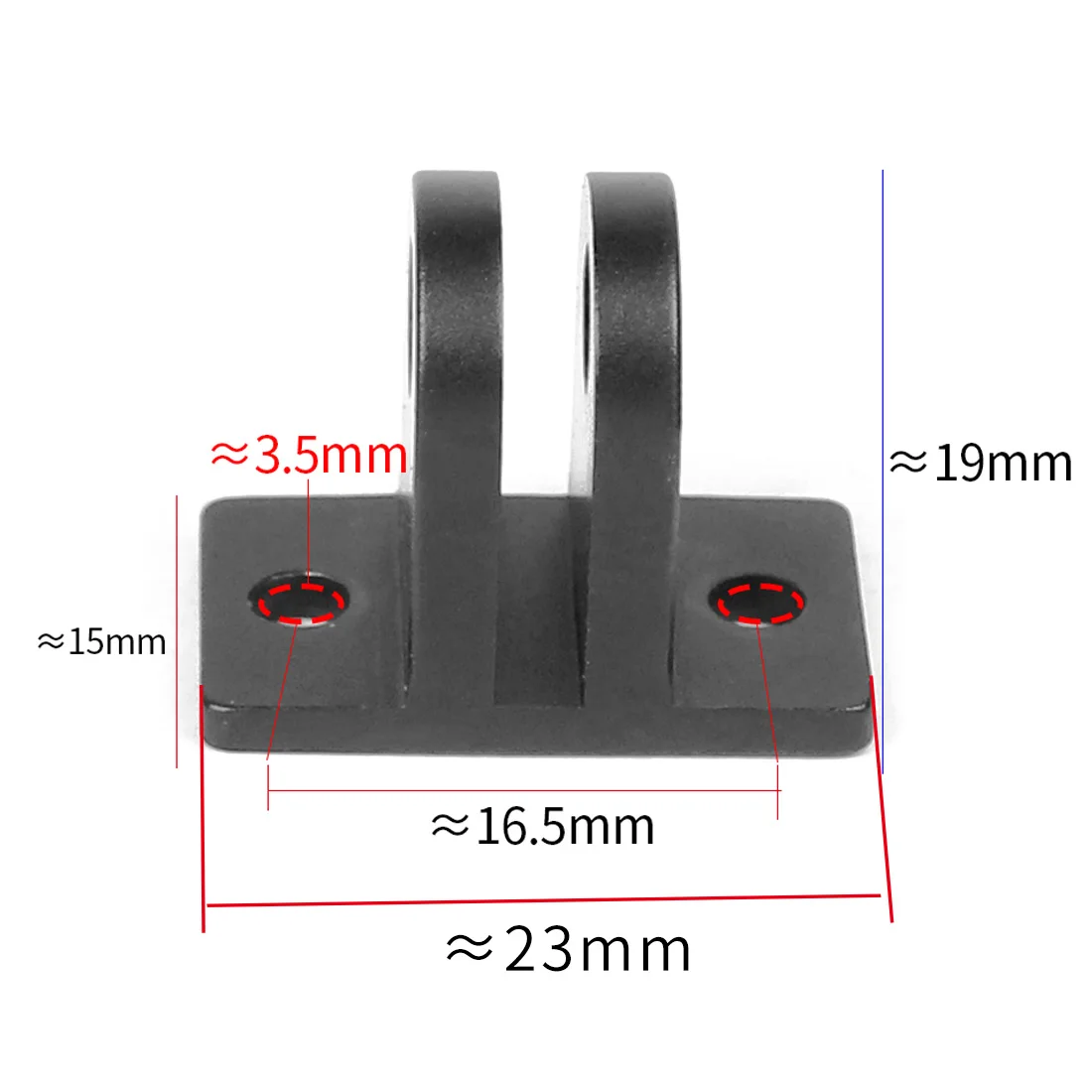 Metall Basis halterung Mini Stativ Adapter m3 Befestigungs schrauben für Gopro Dji Action 4 Kamera Käfig Rig Rahmen Halterung Selfie Stick Halter – Detail 36