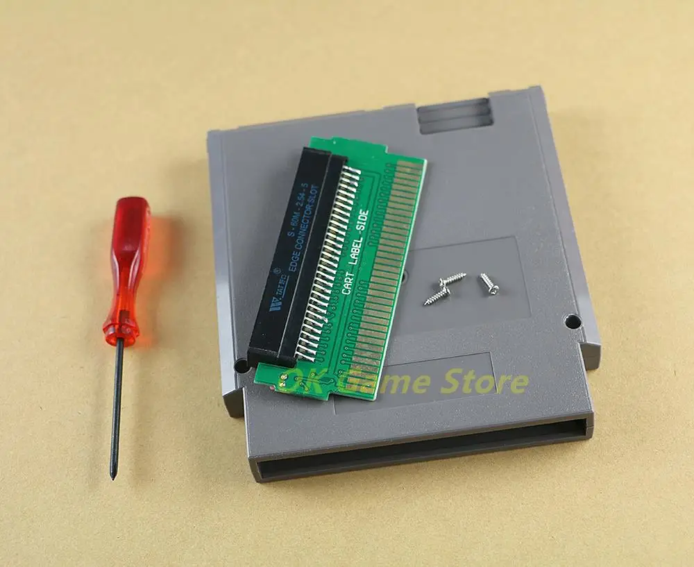1set Adapter Converter 60 Pin to 72 Pin with CIC chip installed For NES Console System with Cartridge case and screwdriver