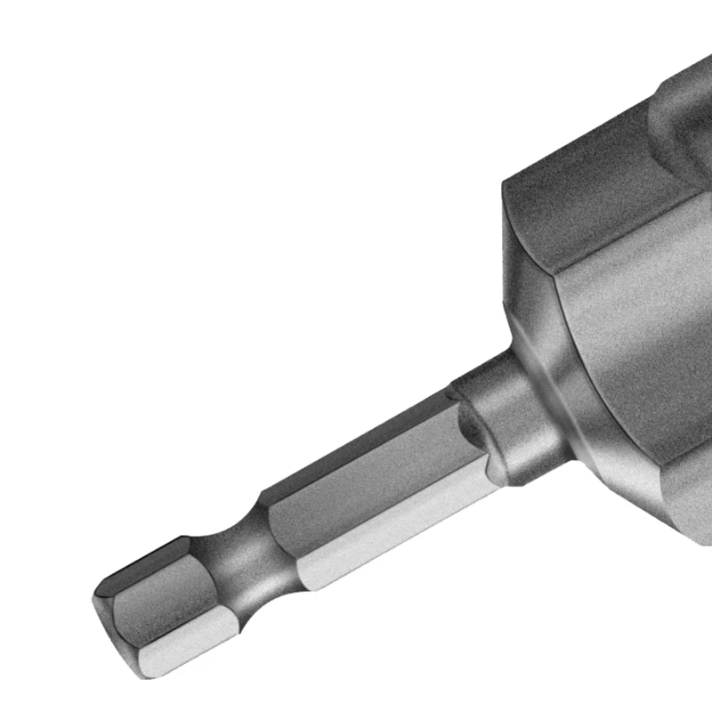Broca de destornillador de tuerca Extra profunda, longitud de 65mm/80mm, con controlador hexagonal magnético de 1/4 "(6,35mm) para herramienta eléctrica, 1 ud.
