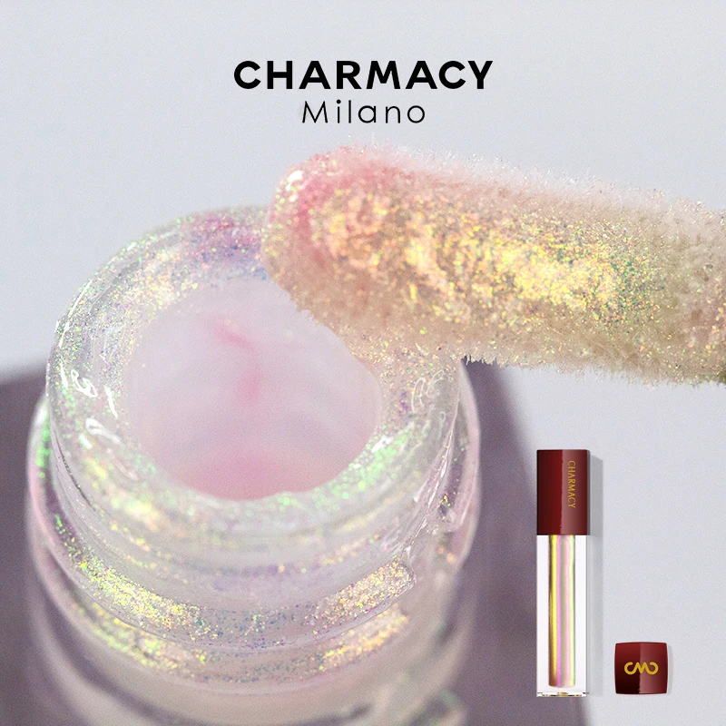 CHARMACY Flash Liquid Lip Gloss Waterproof Long Lasting Not Easy To Fade Lip Tint Chameleon Duochrome Lipgloss Women Makeup