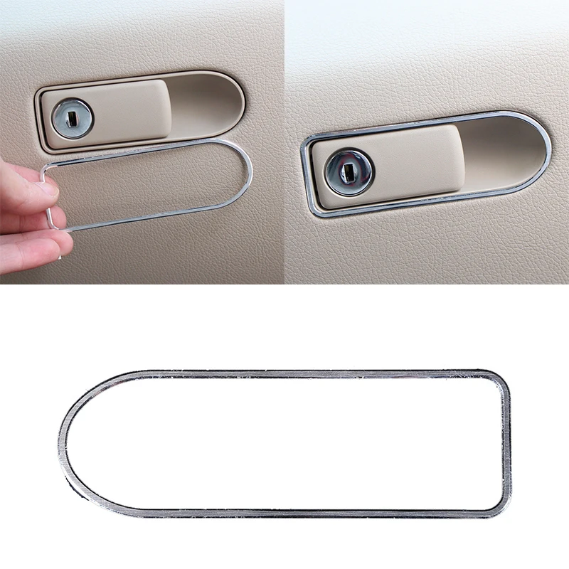 

Aluminium Alloy Key Hole Trim Sticker For Mercedes Benz GLC C Class W205 C180 C200 2015 2016 Car Accessories Car Styling