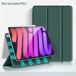 Tablet Case For iPad mini 6 case for 2021 iPad mini 6th 8.3 inch Case Tri-fold magnet Back PU leather Cover For iPad mini 7 A17