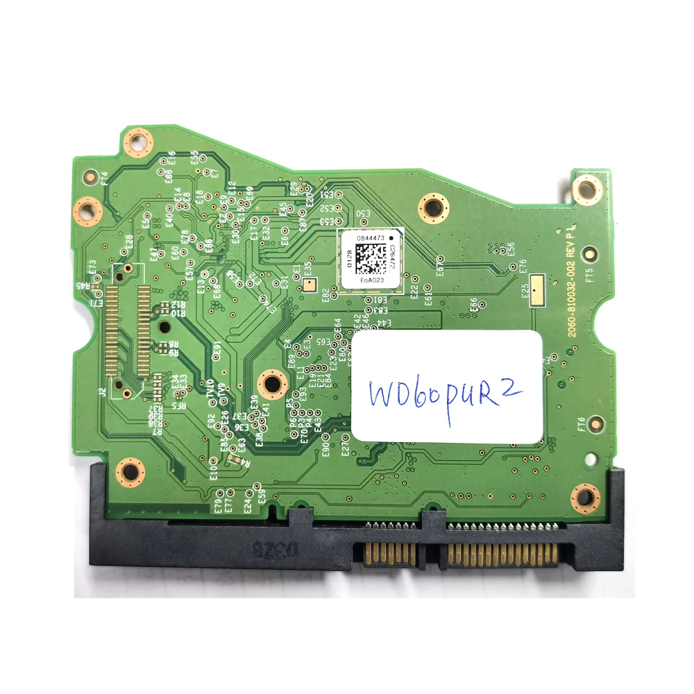 

HDD WD60PURX Logic Printed Circuit Board 2060-810032-002 REV P1 Unlock Decrypt PCB supports PC3000 MRT DFL