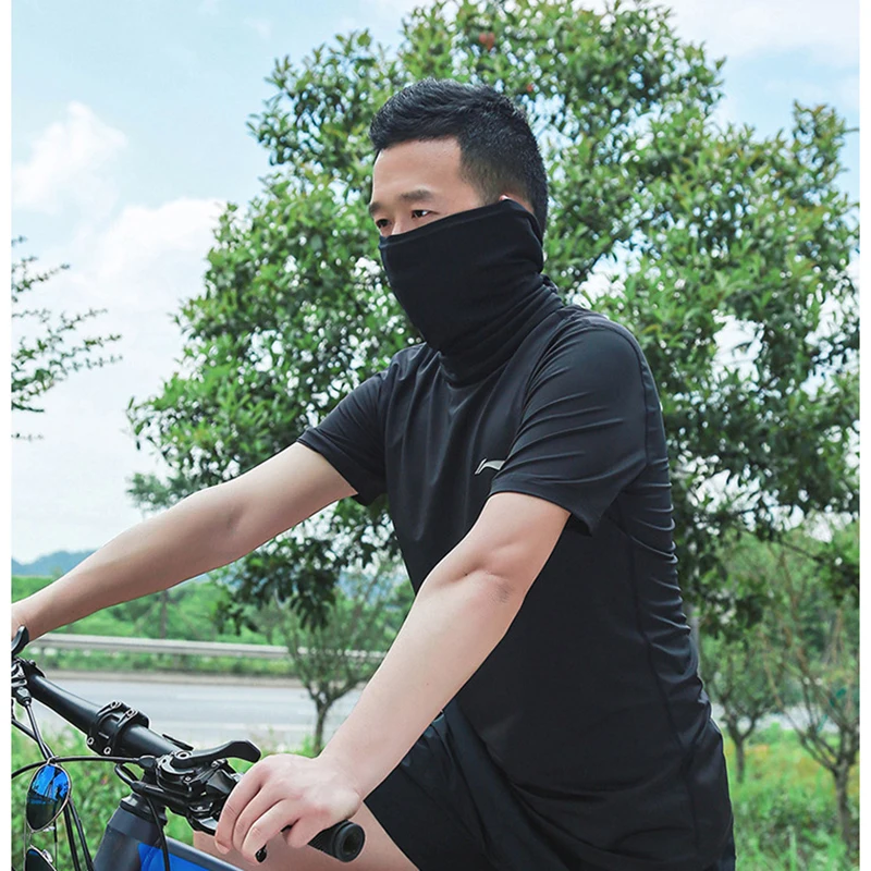 Summer Men Women Mesh Ice Bandana Half Face Mask Neck Gaiter Outdoor Scarf Cycling Hunting Fishing Dustproof  Balaclava X013