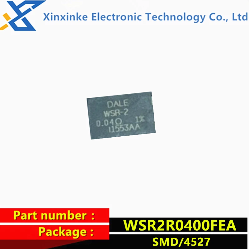 

WSR2R0400FEA WSR-2 2W 0.04R 1% 4527 75PPM 40mR Current sensing resistor - SMD 2watts .04ohms New original genuine